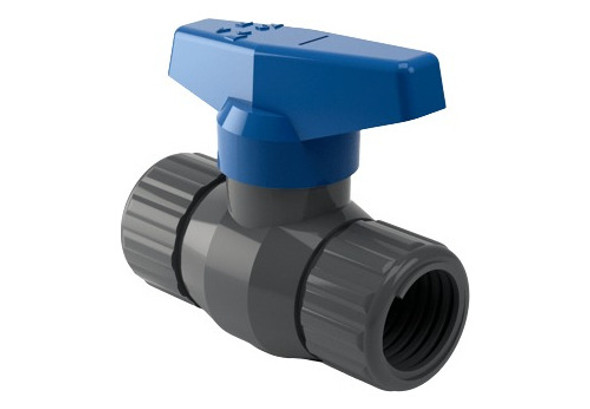 Valvula Esférica Plástica 1/2 Con Rosca Hh Agua Duke Pvc 0