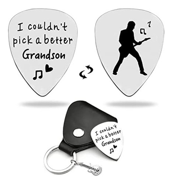 Lruiomve Regalos Para Nieto Púas De Guitarra De Acero Con De 0