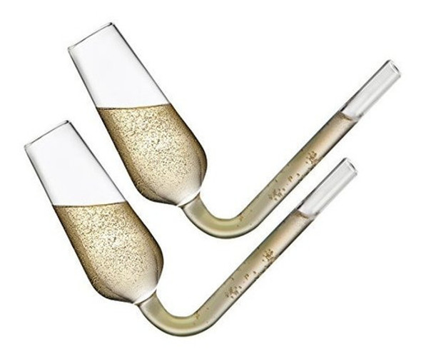 Champaña Guzzler Vidrio  2 Pk 0