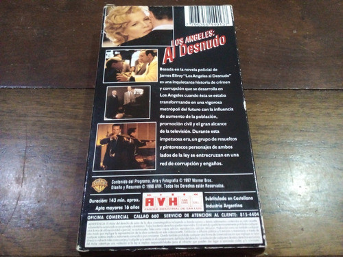Vhs - Los Angeles Al Desnudo - Curtis Hanson 1