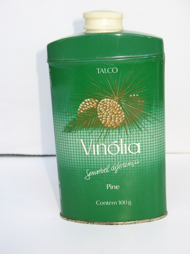 Envase De Lata Talco Vinolia 1