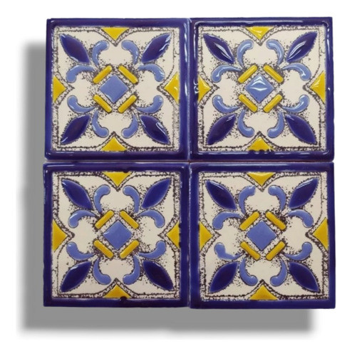 Cerámica, Tacos, Tocetos, Mayolicas, Azulejos, 8x8 Cm, T7. 0