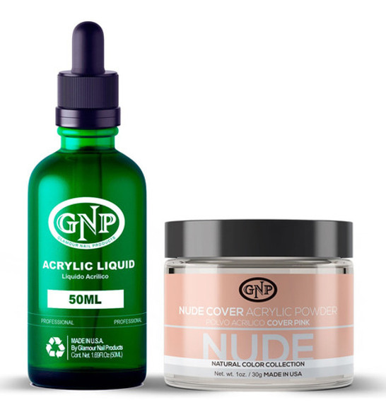 Cover Gnp Nude 30gr. + Líquido Acrílico Gnp 50ml 0 Cover Gnp Nude 30gr. + Líquido Acrílico Gnp 50ml 0