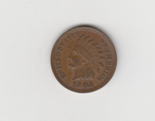 Moneda Eeuu One Cent Año 1902 Excelente 0