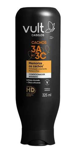 Condicionador Intensivo Para Cabelos Cacheados Vult 325ml 0