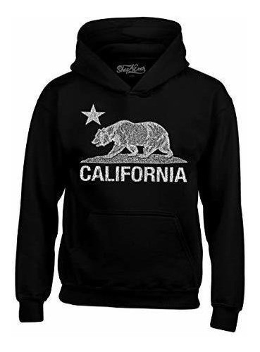 Shop4ever California Sudaderas Con Capucha De Oso Blanco Env 0