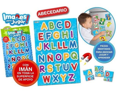 Didáctico Imantado P/armar Y Aprender  El Abecedario Kreker 0