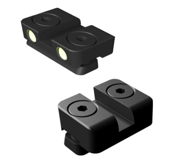 Alza Y Guión Fotoluminicente Bersa Pistola Mira Nocturna Tpr 0