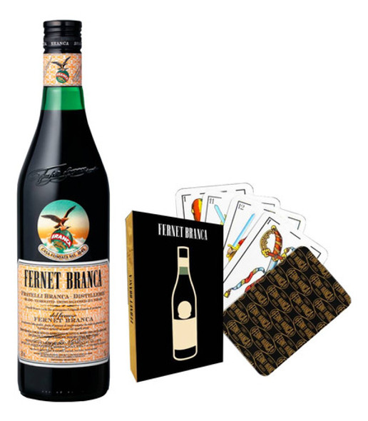 Fernet Branca 750ml + Mazo De Cartas Regalo - Gobar® 0