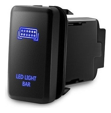 Mictuning Interruptor De Botón De Empuje De Led Con Conector 1