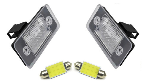 2 Lanterna Placa Polo Sedan 2003 2004 2005 2006 Lampada Led 1