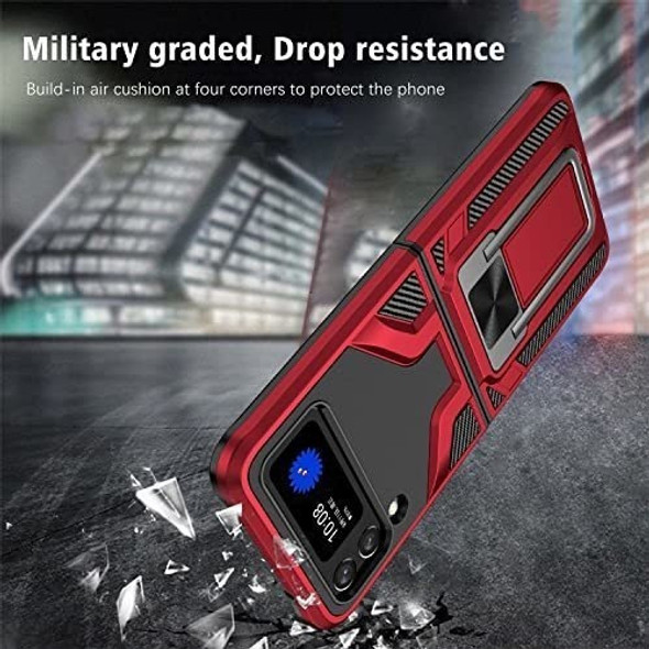 Funda Para Samsung Galaxy Z Flip 3 5g Resistente Roja 1
