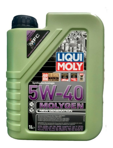 Óleo Liqui Moly Molygen 5w-40 Sintético 1l 0