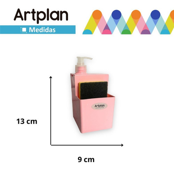 Dispenser Eco Detergente Con Porta Esponja 1