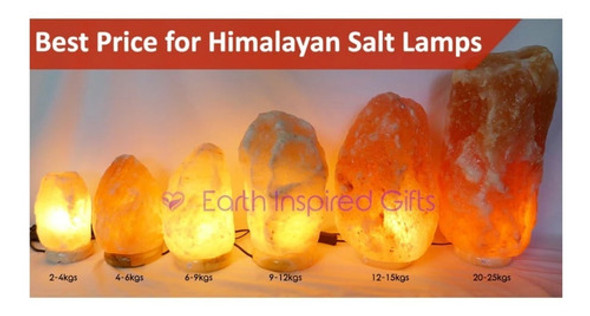 Lámparas De Sal Himalaya 20 A 25kg La Mas Grande De Uruguay! 1