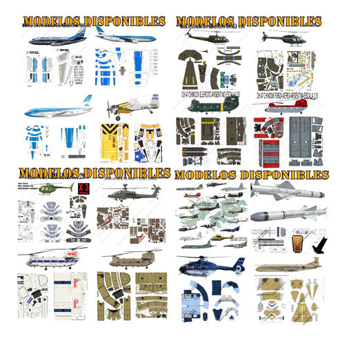 Sea King Malvinas Armada Argentina Papercraft Superior 1