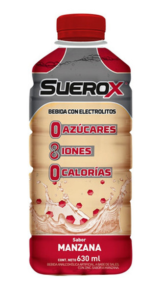 Pack Suerox Bebida Hidratante Manzana 630ml X3un 1 Pack Suerox Bebida Hidratante Manzana 630ml X3un 1