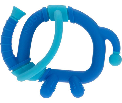 Nuby Baby Teething Toy - Soft Bpa Free Easy Grip - 3+ Meses 0