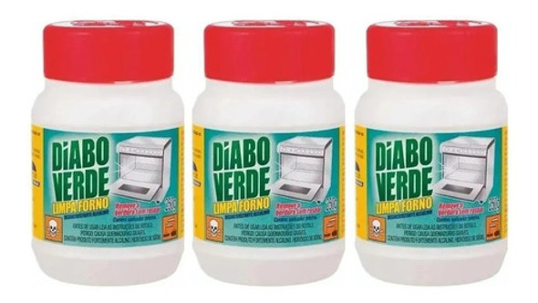 Kit 3 Removedor De Gordura Impregnada Limpa Forno 250g 0