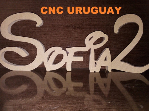 Tony - Letras En Madera Para Decoración Mesa De Torta 0