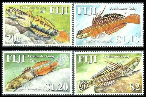 Fauna  Peces - Gobios - Fiji - Serie Mint 0