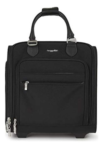 Baggallini 2 Wheel Under Seater Black 0