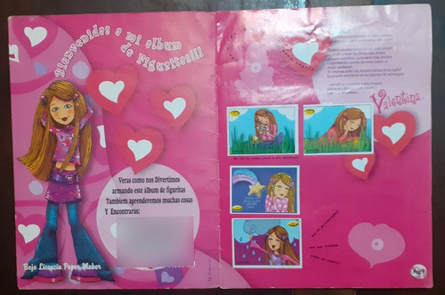 Album** Valentina** Faltan 20 Figuritas, Año 2004 1