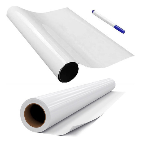 Vinilo Pizarra Blanca Autoadhesivo  Marcador -  1,26m X 12m 0