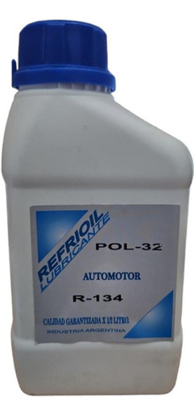 Aceite Para Equipo Frigorifico R134 R404 1/2 Litro Refrioil 0