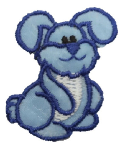 Parche Aplique Aplica Bordado Packx6 Infantil Conejo 4,5cm 0