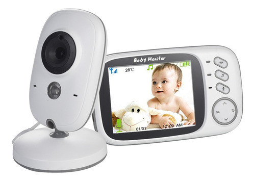 Monitor De Bebê Vb603 Sem Fio Com Áudio Bidirecional De 3,2 0