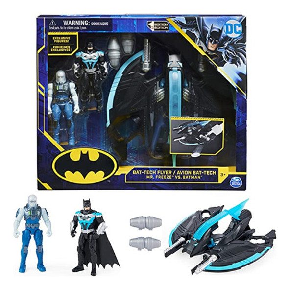 Juego Batman Vs Mr. Freeze Serie Bat Tech Caffaro 811t 0