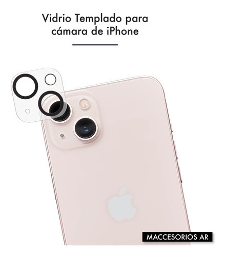Vidrio Templado Para Cámara - Compatible iPhone 14 + Plus 1