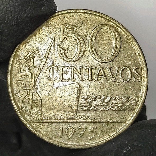 Brasil 50 Centavos 1970 Antigua Moneda De Colección 0