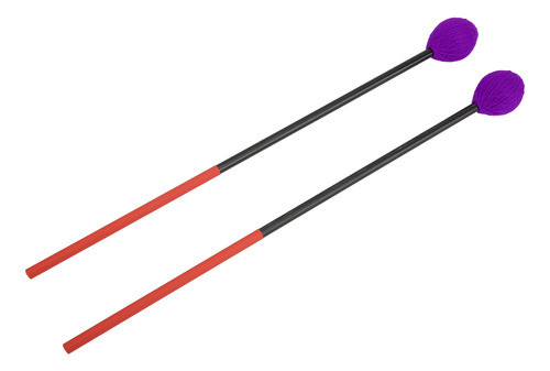 Baqueta Marimba Mallets, Fibra De Carbono, Fio De Algodão 0