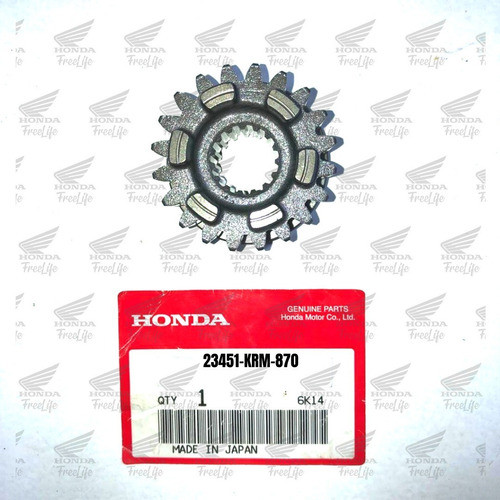 Engranaje Primario Tercera (20d) Original Honda Cg150 0