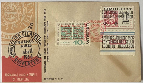 Sobre Primer Día, 1966 Muestra Filatélica, A257/266 Sp6 1