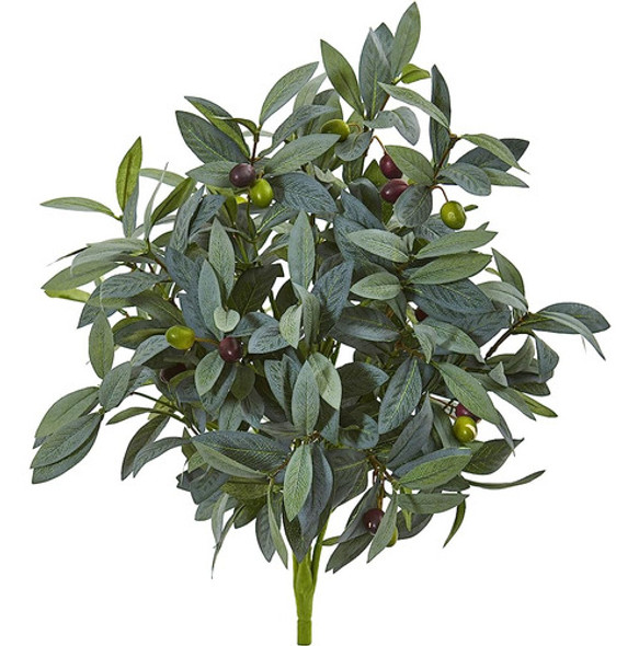 Casi Natural 21 Arbusto De Olivo Con Bayas Artificiales (con 0
