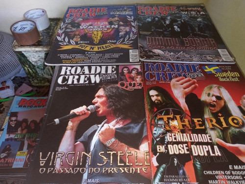 Revista Roadie Crew Combo C/4 Revistas 0