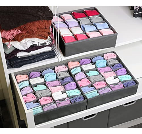 3 Pack - Simple Houseware Socks Organizador De Cajón De Ropa 1