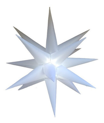 2 Estrelas 3d Inflável 11 Pontas 220cm-pele, Iluminação, Dj 0