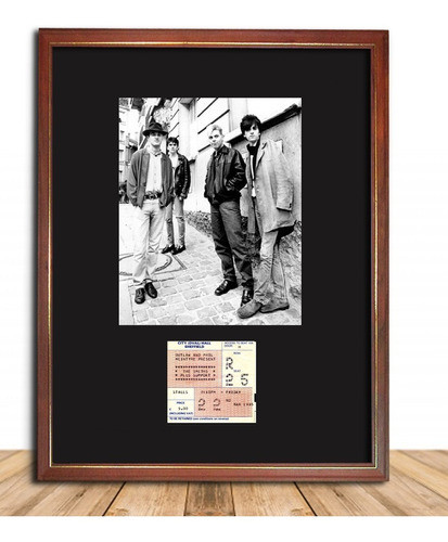 The Smiths Foto Y Entrada 1985 En Cuadro Decorativo 0