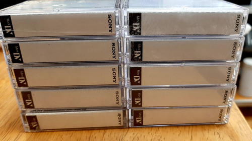10 Casetes Minidv Sony Usados (una Sola Pasada) 0
