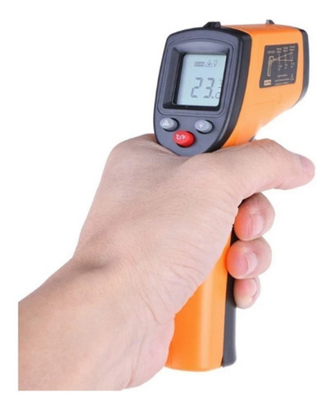 Termometro Laser Digital Industrial Temperatura -50 A 380°c 1