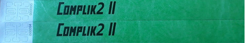 Pulseras De Papel Tyvek Eventos Personalizadas X 150 Unid. 1