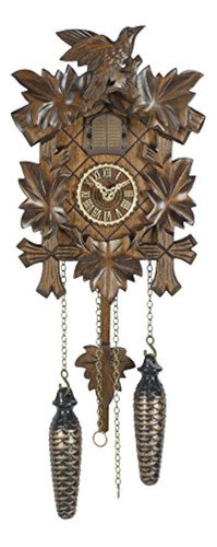 Reloj De Cuco De Cuarzo 5 Hojas Pájaros Giftboxed Incluye Ba 0