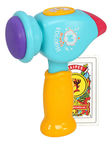 Martillo Colorido Musical Para Bebés A Pila 16cm 1