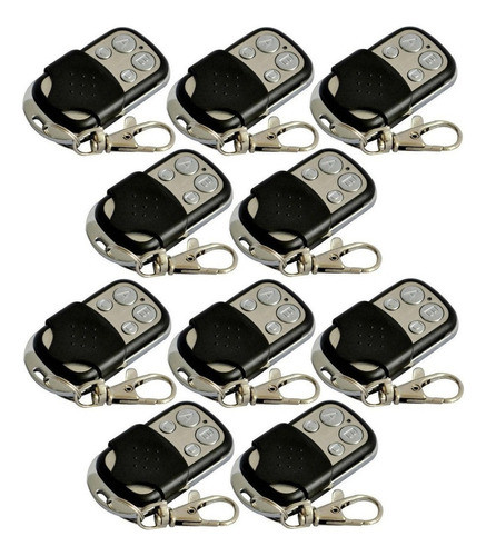 Kit 10 Controle Remoto Clone Portão Alarme Copiador Duplica 0