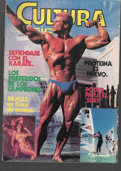 Cultura Fisica #72 1985 Wind Surf Campeonato Del Oeste 0