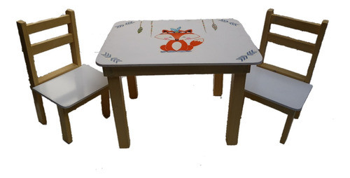 Juego De Mesa Y Silla Infantil Vinillo!!!! 0